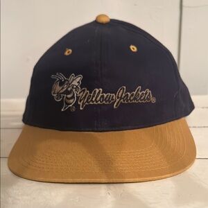 Georgia Tech Yellow Jackets Navy and Gold SnapBack